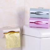 Solid Color Plastic Wall-mounted Garbage Bag Storage Box Container Home Tool