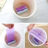 Solid Color Plastic Wall-mounted Garbage Bag Storage Box Container Home Tool