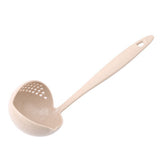2 in 1 Filter Colander Hot Pot Porridge Soup Long Handle Big Spoon Kitchen Tool