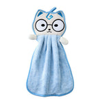 Absorbent Cartoon Thickened Kitchen Hanging Water Towel Washcloth Shower Gift