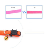 Fashion Cat Kitten Puppy Small Dog Adjustable Nylon Collar with Bell Pet Supply