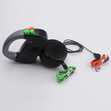 Dual Traction Ropes in One Design Auto Telescopic Puppy Dog Pet Walking Leash