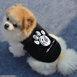 Leisure Letters Dog Footprint Thin Breathable Pet Vest Cat Puppy Summer Clothes