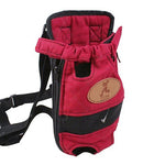 Pet Dogs Cats Outdoor Carrier Backpack Canvas Legs Out Front Shoulder Bag