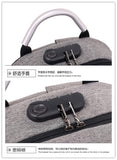 Double Layers Anti-Theft Camera/Laptop Backpack USB Port and LOCK Unisex