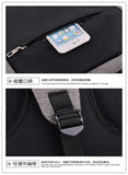 Double Layers Anti-Theft Camera/Laptop Backpack USB Port and LOCK Unisex