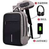 Double Layers Anti-Theft Camera/Laptop Backpack USB Port and LOCK Unisex