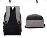 Double Layers Anti-Theft Camera/Laptop Backpack USB Port and LOCK Unisex