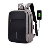 Double Layers Anti-Theft Camera/Laptop Backpack USB Port and LOCK Unisex