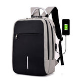 Double Layers Anti-Theft Camera/Laptop Backpack USB Port and LOCK Unisex