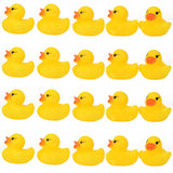 10 Pcs Creative Baby Kid Bath Time Duck Toys Yellow Soft Plastic Ducks Beach Toy