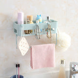 Bathroom Storage Basket Sundries Towel Holder Kitchen Shelf Rack Organizer Stand