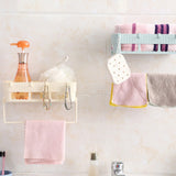 Bathroom Storage Basket Sundries Towel Holder Kitchen Shelf Rack Organizer Stand