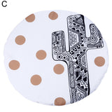 Newborn Baby Kids Crawling Blanket Round Animal Pattern Print Carpet Floor Mat