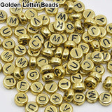 100 Pcs Spacer Acrylic Beads Cube Alphabet Letter Bracelet Jewelry Making DIY