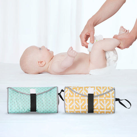 3-in-1 Waterproof Portable Folding Baby Infants Diaper Changing Clutch Pad Mat