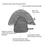 3-in-1 Waterproof Portable Folding Baby Infants Diaper Changing Clutch Pad Mat