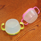Baby Kids Non-Toxic Odourless Spill-Proof Safety Feeding Eating Snack Food Bowl