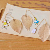 Fashion Rabbit Clock Girl Bookmarks Office School Stationery Paper Accessories