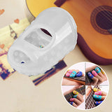 4Pcs Silicone Left Hand Fingertip Protector Finger Guards for Ukulele Guitar