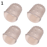 4Pcs Silicone Left Hand Fingertip Protector Finger Guards for Ukulele Guitar