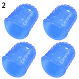 4Pcs Silicone Left Hand Fingertip Protector Finger Guards for Ukulele Guitar