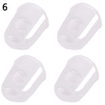 4Pcs Silicone Left Hand Fingertip Protector Finger Guards for Ukulele Guitar