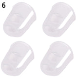 4Pcs Silicone Left Hand Fingertip Protector Finger Guards for Ukulele Guitar