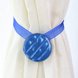 Simple Round Window Curtain Tieback Magnetic Buckle Drape Holdback Home Decor