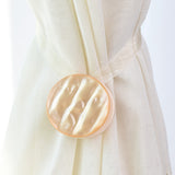 Simple Round Window Curtain Tieback Magnetic Buckle Drape Holdback Home Decor