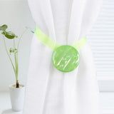 Simple Round Window Curtain Tieback Magnetic Buckle Drape Holdback Home Decor