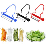 3 Pcs Slicer Shredder Peeler Julienne Cutter Multi-purpose Peel Stainless Steel Blade Zesters Kitchen Tools Peeler Set