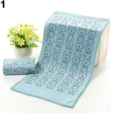 Cute Baby Infant Newborn Rabbit Cartoon Soft Bath Feeding Towel Washcloth
