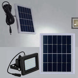 Solar 54 LED Light Sensor Flood Light Garden Outdoor Security Waterproof Lamp