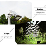 Solar 54 LED Light Sensor Flood Light Garden Outdoor Security Waterproof Lamp