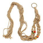 4 Legs Macrame Natural Plant Hanger Planter Basket Holder for Garden Balcony