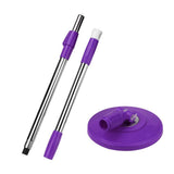 Spin Mop Pole Handle Replacement for Floor 360 Degrees Rotating Cleaning Tool