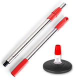 Spin Mop Pole Handle Replacement for Floor 360 Degrees Rotating Cleaning Tool
