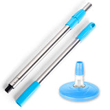 Spin Mop Pole Handle Replacement for Floor 360 Degrees Rotating Cleaning Tool