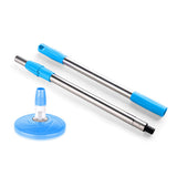 Spin Mop Pole Handle Replacement for Floor 360 Degrees Rotating Cleaning Tool