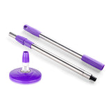 Spin Mop Pole Handle Replacement for Floor 360 Degrees Rotating Cleaning Tool