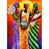 Three Women DIY Partial Resin Diamond Painting Cross Stitch Wall Art Home Decor