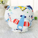 Baby Infant Reusable Washable Underpant Traning Pant Cotton Diapers Trousers
