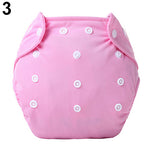 1Pc Reusable Baby Three-Tier Nappy Cloth Adjustable Washable Diapers Soft Cover