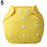 1Pc Reusable Baby Three-Tier Nappy Cloth Adjustable Washable Diapers Soft Cover