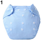 1Pc Reusable Baby Three-Tier Nappy Cloth Adjustable Washable Diapers Soft Cover