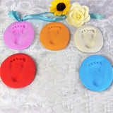 Baby Handprint Footprint Record Air Drying Soft Clay Imprint Parent-Child Inkpad