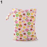 Baby Infant Washable Nappy Storage Bag Diaper Bag Wet Dry Cloth Waterproof