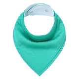 Newborn Infant Kids Cotton Baby Feeding Drinking Bib Snap On Triangular Towel