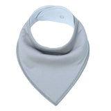 Newborn Infant Kids Cotton Baby Feeding Drinking Bib Snap On Triangular Towel